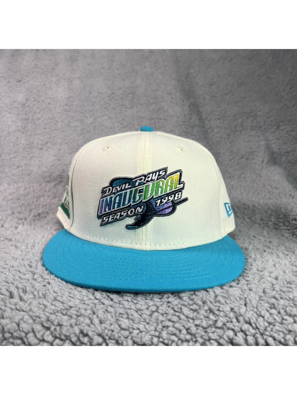 New Era Tampa Bay Devil Rays Tropicana 7 5/8 Fresh Rags